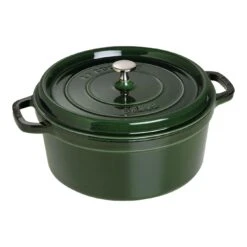 Staub Cocotte 28 Cm, Rond(e), Basilic, Fonte