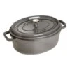Staub Cocotte 37 Cm, Ovale, Gris Graphite, Fonte -Staub Soldes Magasin 40509 369 1