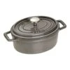 Staub Cocotte 17 Cm, Ovale, Gris Graphite, Fonte 2 Staub Cocotte 17 Cm, Ovale, Gris Graphite, Fonte -Staub Soldes Magasin 40509 477 0 1