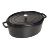 Staub Cocotte 41 Cm, Ovale, Noir, Fonte -Staub Soldes Magasin 40509 509 0 1