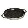 Staub Pure Gril 26 Cm, Rond(e), Gris Graphite, Fonte