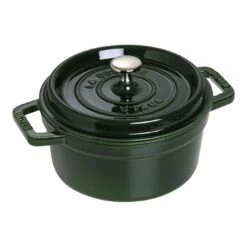 Staub Cocotte 22 Cm, Rond(e), Basilic, Fonte