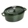 Staub Cocotte 33 Cm, Ovale, Basilic, Fonte -Staub Soldes Magasin 40509 691 0 1