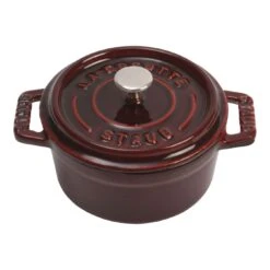 Staub Mini Cocotte 10 Cm, Rond(e), Grenadine, Fonte