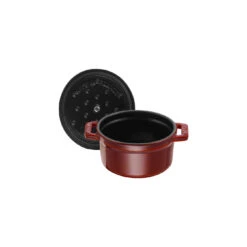 Staub Mini Cocotte 10 Cm, Rond(e), Grenadine, Fonte -Staub Soldes Magasin 40509 805 0 5