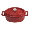 Staub Mini Cocotte 11 Cm, Ovale, Cerise, Fonte -Staub Soldes Magasin 40509 807 0 1
