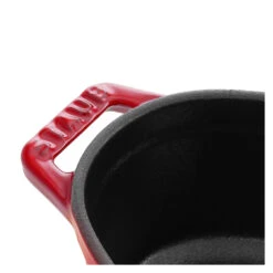 Staub Mini Cocotte 11 Cm, Ovale, Cerise, Fonte 9 Staub Mini Cocotte 11 Cm, Ovale, Cerise, Fonte -Staub Soldes Magasin 40509 807 0 3
