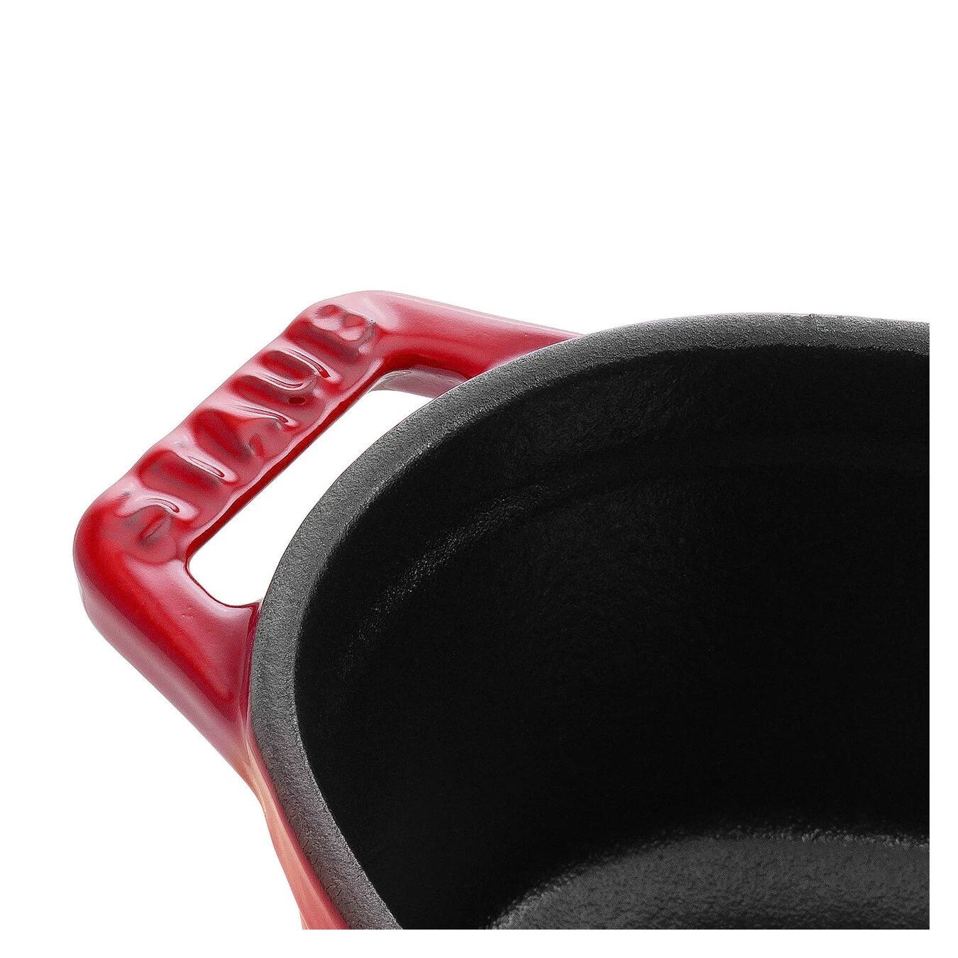 Staub Mini Cocotte 11 Cm, Ovale, Cerise, Fonte 5 Staub Mini Cocotte 11 Cm, Ovale, Cerise, Fonte – Image 3