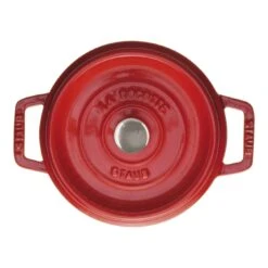Staub Cocotte 18 Cm, Rond(e), Cerise, Fonte