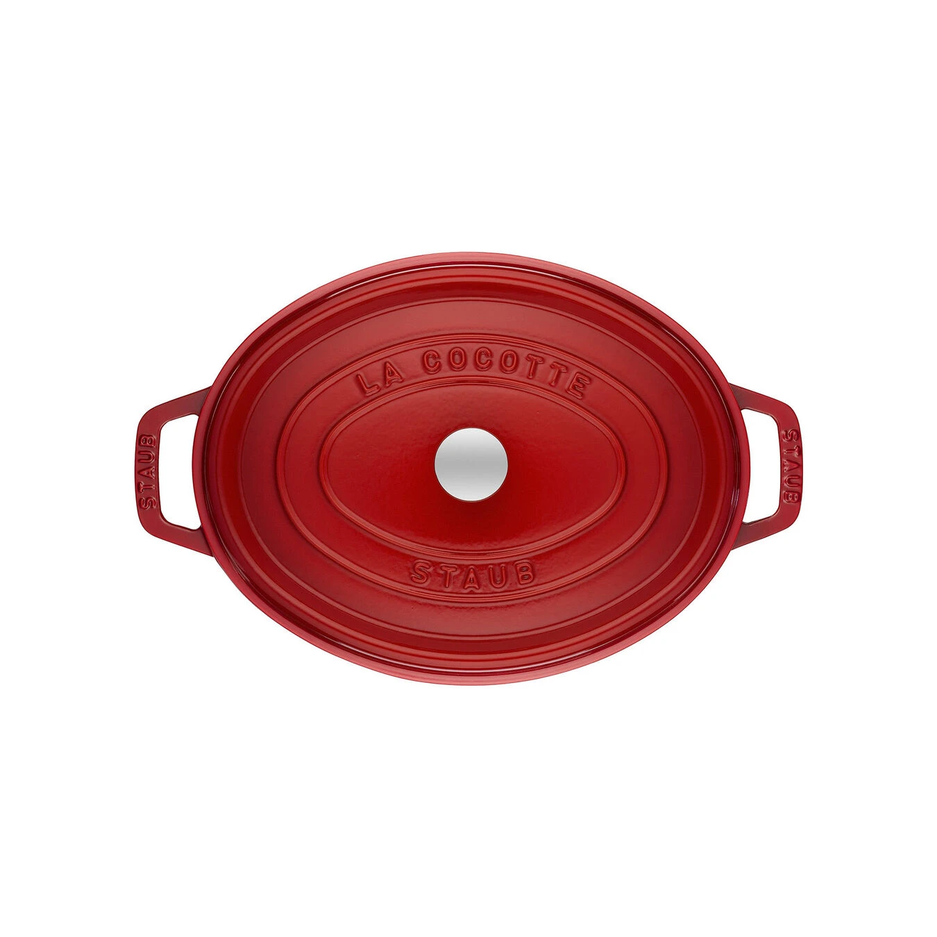 Staub Cocotte 33 Cm, Ovale, Cerise, Fonte 4 Staub Cocotte 33 Cm, Ovale, Cerise, Fonte – Image 2