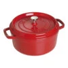Staub Cocotte 24 Cm, Rond(e), Cerise, Fonte