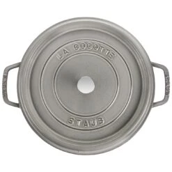 Staub Cocotte 30 Cm, Rond(e), Gris Graphite, Fonte -Staub Soldes Magasin 40509 862 0 000000887