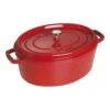 Staub Cocotte 31 Cm, Ovale, Cerise, Fonte 1 Staub Cocotte 31 Cm, Ovale, Cerise, Fonte -Staub Soldes Magasin 40509 866 1