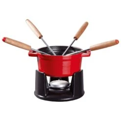 Staub Service à Fondue 10 Cm, Cerise -Staub Soldes Magasin 40509 900 0 3