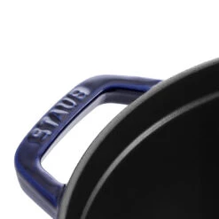 Staub Cocotte 22 Cm, Rond(e), Bleu Intense, Fonte -Staub Soldes Magasin 40510 265 0 3
