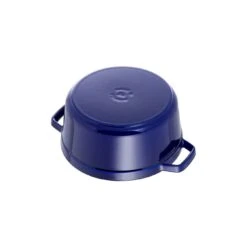 Staub Cocotte 28 Cm, Rond(e), Bleu Intense, Fonte -Staub Soldes Magasin 40510 283 0 5