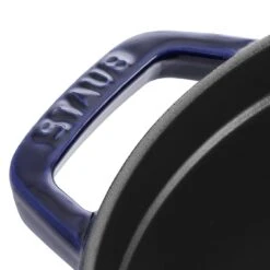 Staub Cocotte 28 Cm, Rond(e), Bleu Intense, Fonte -Staub Soldes Magasin 40510 283 0 6 1