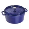 Staub Cocotte 28 Cm, Rond(e), Bleu Intense, Fonte -Staub Soldes Magasin 40510 285 0 1