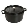 Staub Cocotte 34 Cm, Rond(e), Noir, Fonte -Staub Soldes Magasin 40510 307 0 1