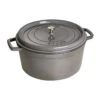 Staub Cocotte 34 Cm, Rond(e), Gris Graphite, Fonte -Staub Soldes Magasin 40510 308 0 1 1