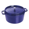 Staub Cocotte 30 Cm, Rond(e), Bleu Intense, Fonte -Staub Soldes Magasin 40510 325 0 1