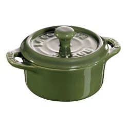 Staub Mini Cocotte 10 Cm, Rond(e), Basilic, Céramique