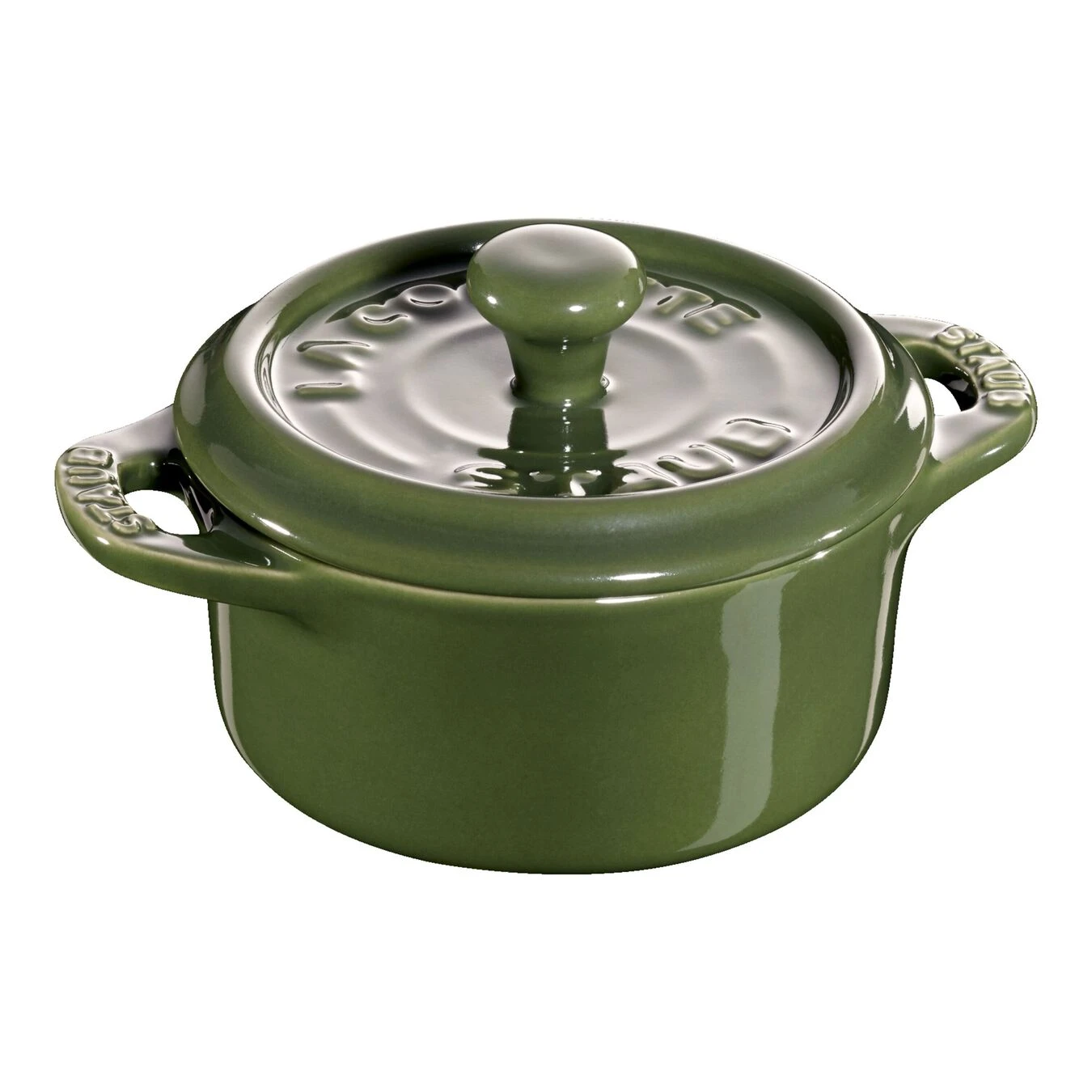 Staub Mini Cocotte 10 Cm, Rond(e), Basilic, Céramique 3 Staub Mini Cocotte 10 Cm, Rond(e), Basilic, Céramique