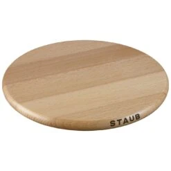 Staub Dessous-de-plat Magnétique 23 Cm, Rond(e), Hêtre -Staub Soldes Magasin 40511 077 0 1