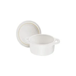 Staub Mini Cocotte 10 Cm, Rond(e), Blanc Pur, Céramique -Staub Soldes Magasin 40511 083 0 6