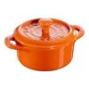 Staub Mini Cocotte 10 Cm, Rond(e), Orange, Céramique 2 Staub Mini Cocotte 10 Cm, Rond(e), Orange, Céramique -Staub Soldes Magasin 40511 085 0 1