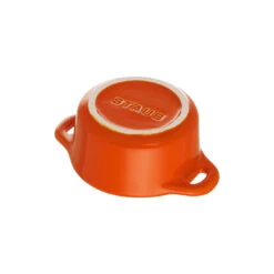 Staub Mini Cocotte 10 Cm, Rond(e), Orange, Céramique -Staub Soldes Magasin 40511 085 0 5