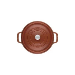 Staub Cocotte 28 Cm, Rond(e), Cannelle, Fonte -Staub Soldes Magasin 40511 295 0 2 1