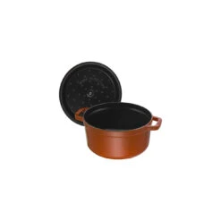 Staub Cocotte 26 Cm, Rond(e), Cannelle, Fonte -Staub Soldes Magasin 40511 295 0 5