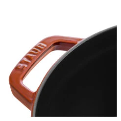 Staub Cocotte 26 Cm, Rond(e), Cannelle, Fonte -Staub Soldes Magasin 40511 295 0 6