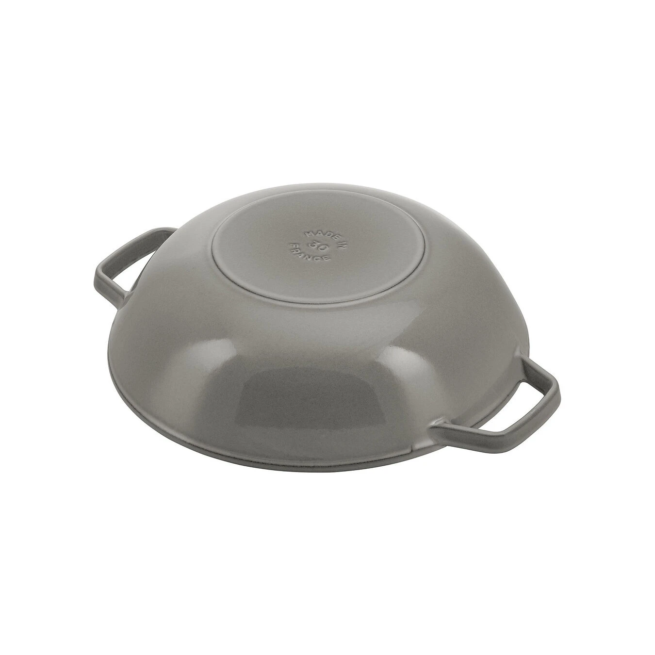 Staub Wok Avec Couvercle En Verre 30 Cm, Fonte 4 Staub Wok Avec Couvercle En Verre 30 Cm, Fonte – Image 2