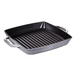 Staub Gril 28 Cm, Fonte, Gris Graphite
