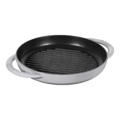 Staub Pure Gril 23 Cm, Rond(e), Gris Graphite, Fonte
