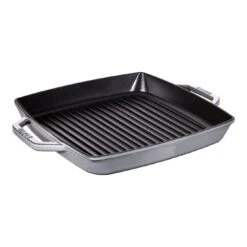 Staub Gril 33 Cm, Fonte, Gris Graphite
