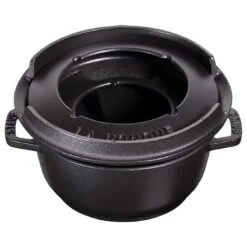Staub Service à Fondue 16 Cm, Noir 9 Staub Service à Fondue 16 Cm, Noir -Staub Soldes Magasin 40511 970 0 4