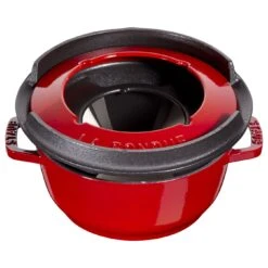 Staub Service à Fondue 16 Cm, Cerise -Staub Soldes Magasin 40511 973 0 1