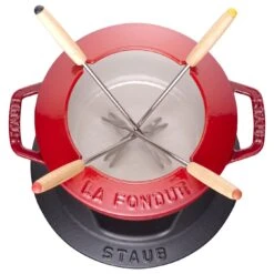 Staub Service à Fondue 16 Cm, Cerise -Staub Soldes Magasin 40511 973 0 2