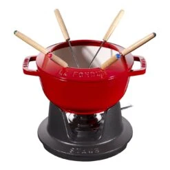 Staub Service à Fondue 18 Cm, Cerise