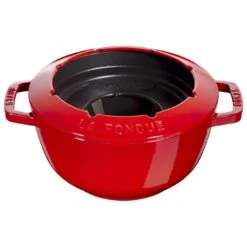 Staub Service à Fondue 20 Cm, Cerise -Staub Soldes Magasin 40511 975 0 2