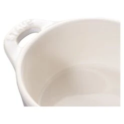 Staub Mini Cocotte 10 Cm, Rond(e), Blanc Ivoire, Céramique -Staub Soldes Magasin 40511 997 0 5