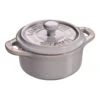 Staub Mini Cocotte 10 Cm, Rond(e), Gris Antique, Céramique