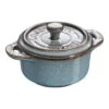 Staub Mini Cocotte 10 Cm, Rond(e), Turquoise Antique, Céramique
