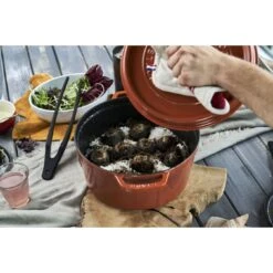 Staub Cocotte 28 Cm, Rond(e), Cannelle, Fonte -Staub Soldes Magasin 424418892