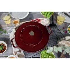 Staub Sauteuse Chistera 28 Cm, Fonte -Staub Soldes Magasin 424419720