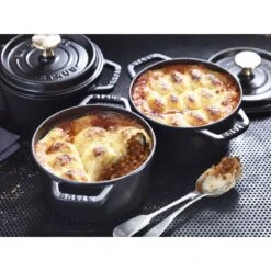 Staub Cocotte 14 Cm, Rond(e), Noir, Fonte -Staub Soldes Magasin 424420687