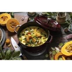 Staub Cocotte 26 Cm, Rond(e), Grenadine, Fonte -Staub Soldes Magasin 424422049